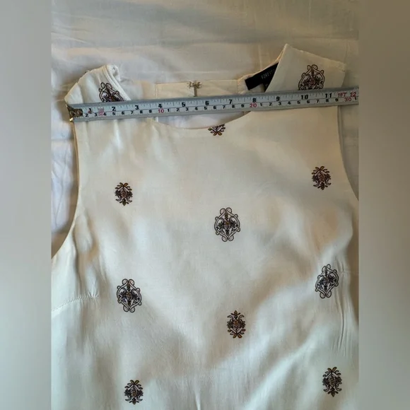 Forever 21 Off White Sleeveless A-Line Sundress - Picture 11 of 13